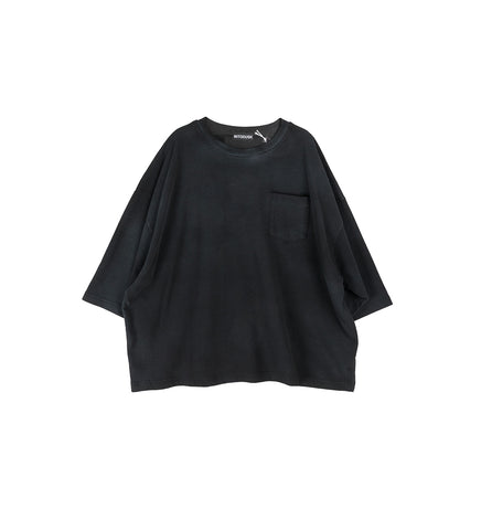 OVERSIZED SS POCKET TEE DARK NAVY