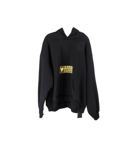 FRAGILE HOODIE BLACK