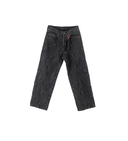 LOOSE RAVE JEANS BLACK