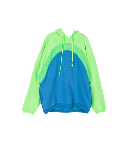 RAINBOW HOODIE BLUE