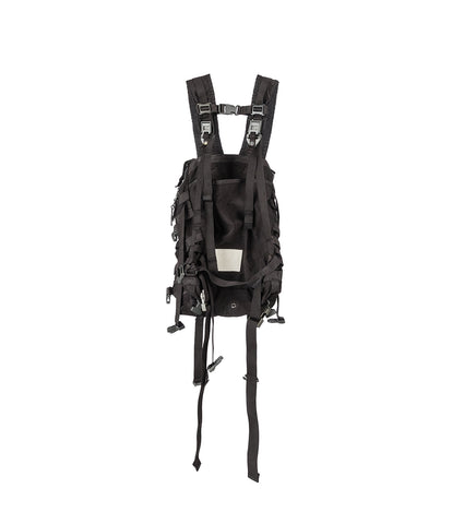 MILITARY REWORK BACKPACK BLACK