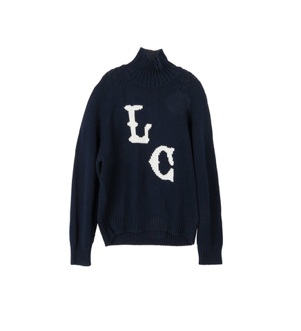 LC ROLL NECK JUMPER NAVY