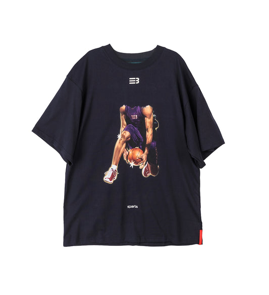 AIR WASHED TEE CARTER NAVY