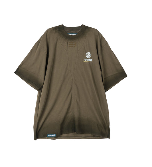 SAVA STAINED OVERSIZED ESTATE TEE DARK OLIVE