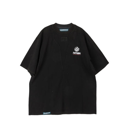 SAVA WASHED OVERSIZED ESTATE TEE EUPHORIC BLACK