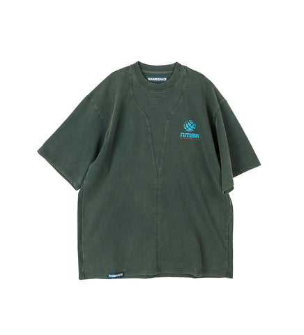 SAVA WASHED OVERSIZED ESTATE TEE HOUSEHOLD GREEN