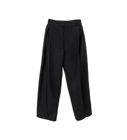 KEVIN PLEATED TROUSERS EUPHORIC BLACK