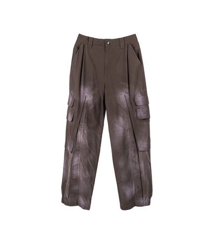 EXEL SPRAYED CARGO PANTS CHARCOAL GREY