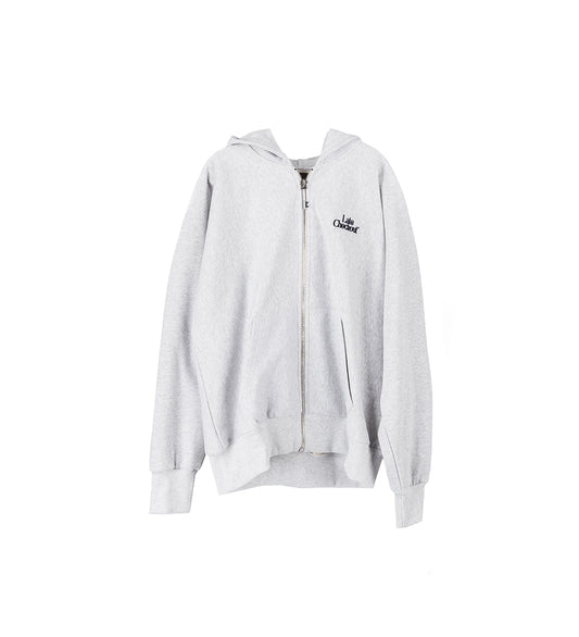 ZIPPER HOODIE GREY