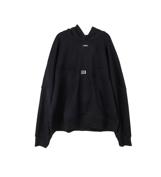 MAURICE WARM-UP HOODIE EUPHORIC BLACK