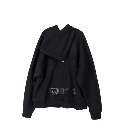 MAURICE WARM-UP HOODIE EUPHORIC BLACK