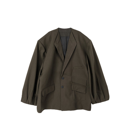 BRAUN TUXEDO BLAZER DARK OLIVE