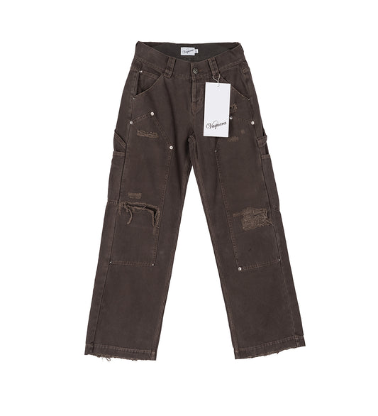 WORKWEAR PANTS DARK BROWN