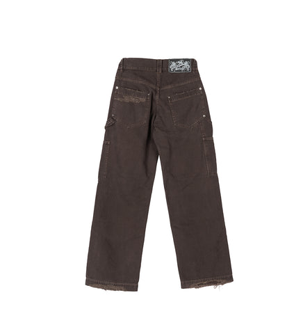 WORKWEAR PANTS DARK BROWN