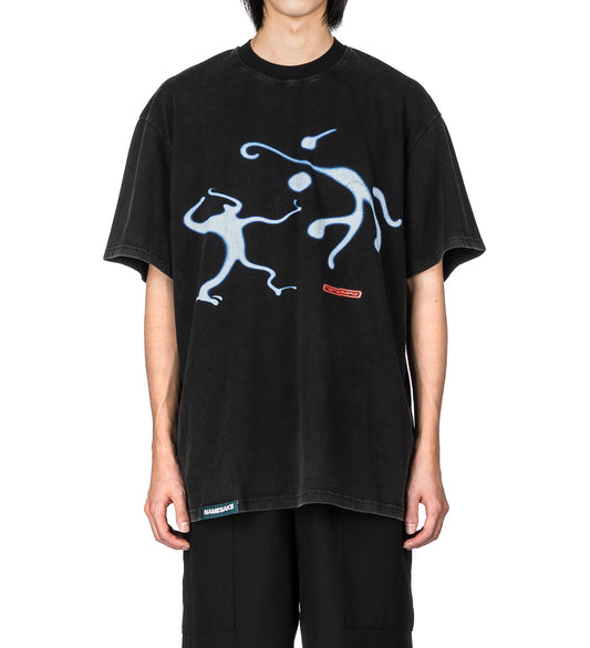 DIAW WASHED FANTASY TEE EUPHORIC BLACK