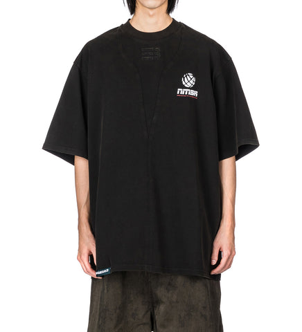 SAVA WASHED OVERSIZED ESTATE TEE EUPHORIC BLACK