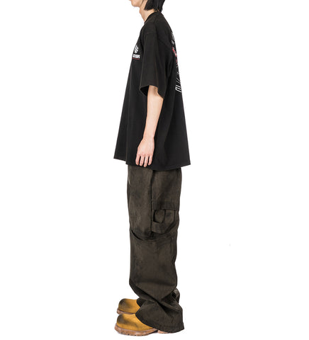 SAVA WASHED OVERSIZED ESTATE TEE EUPHORIC BLACK