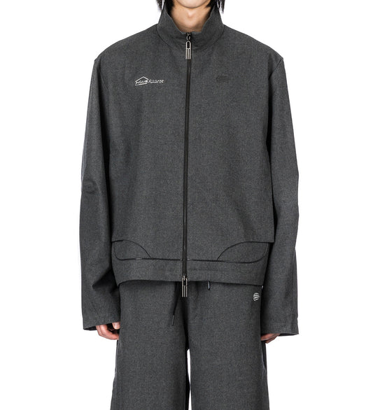 GARNETT TRACK JACKET CHARCOAL GREY