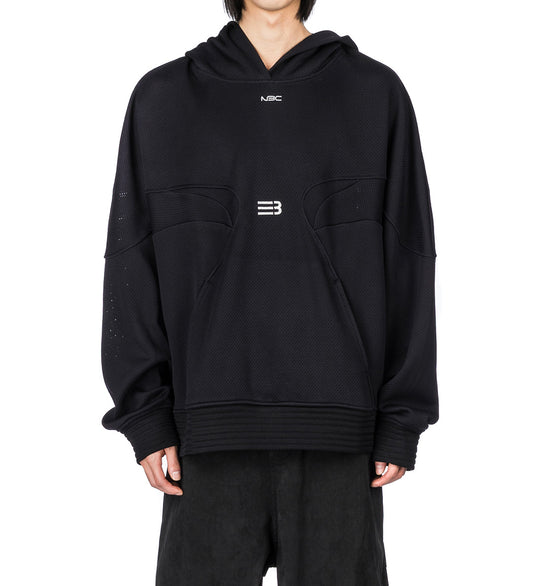 MAURICE WARM-UP HOODIE EUPHORIC BLACK