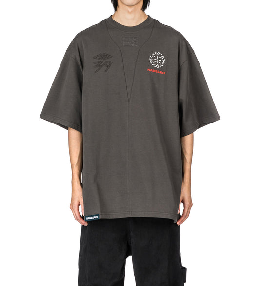 SAVA OVERSIZED STONE BUDDHA TEE NIMBUS GREY