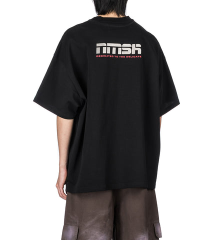 DUNCAN OVERSIZED NMSK TEE EUPHORIC BLACK