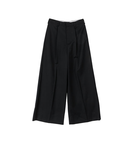 WIDE LEG TROUSERS BLACK