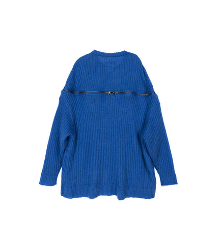 ZIPPER KNIT BLUE