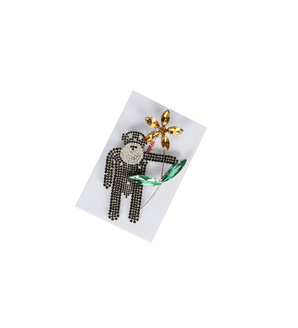 WALTERMAN BROOCH BLACK