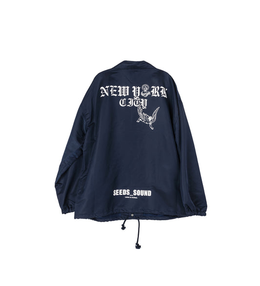 NEW YORK JESUS COACH JACKET NAVY