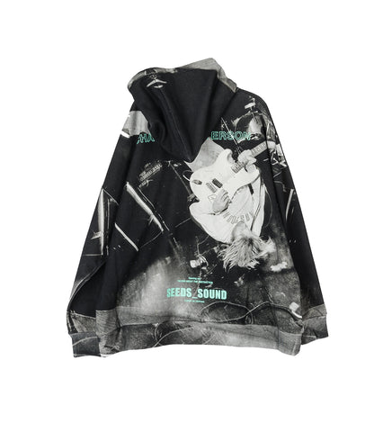 CHALES PHOTO PARKA BLACK