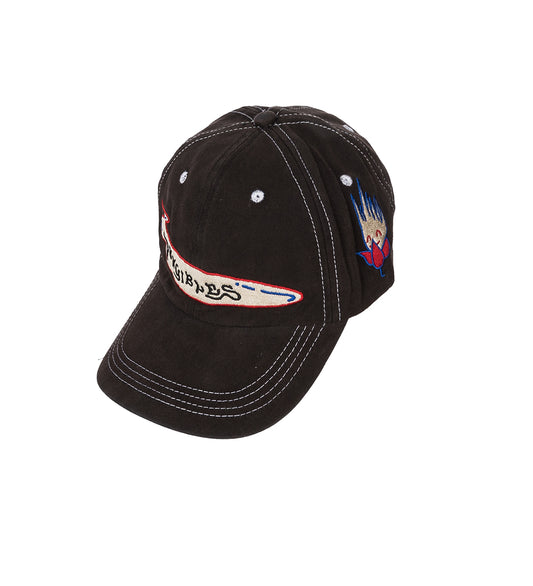 WORLD CAP WASHED BLACK