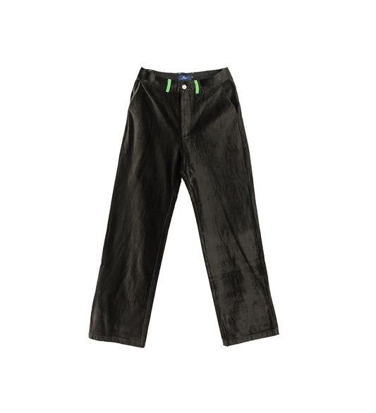 HORIZONTAL CORD PANTS DARK BROWN