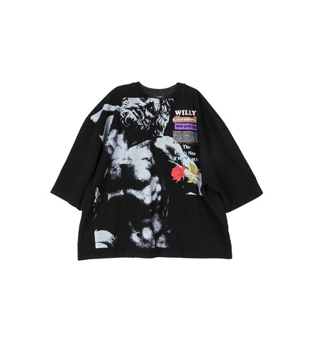 S/S BUFFALO TEE END IS NEAR BLACK