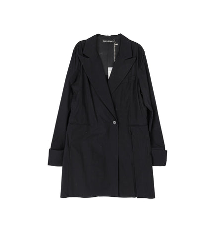 BLAZER SHIRT RIPE BLACK POPLIN