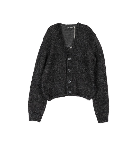 ACADEMY CARDIGAN PEPE NERO AIRY ALPACA