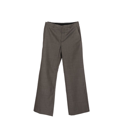 UNVEIL TROUSER GREY ATOM CHECK WOOL