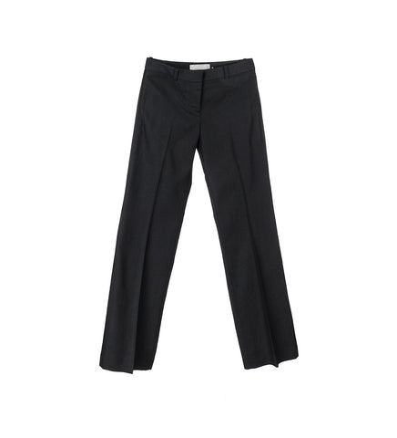 HIP TROUSER DRAPING BLACK CANVAS