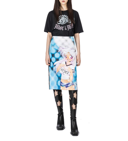 MANGA POSTER SKIRT MULTI