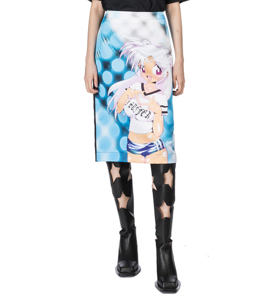 MANGA POSTER SKIRT MULTI