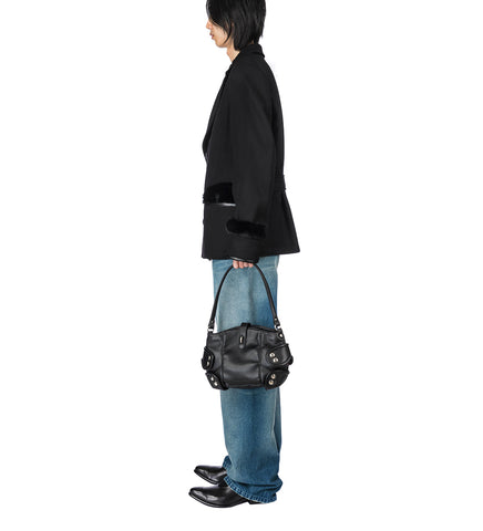 SHOULDER MASK BAG BLACK