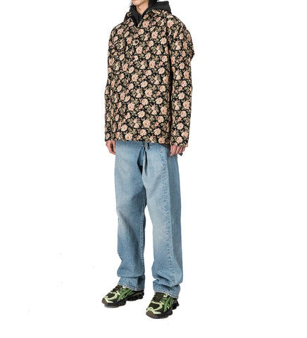 WOODHACKER SHIRT FLOWER GOBELIN BLACK