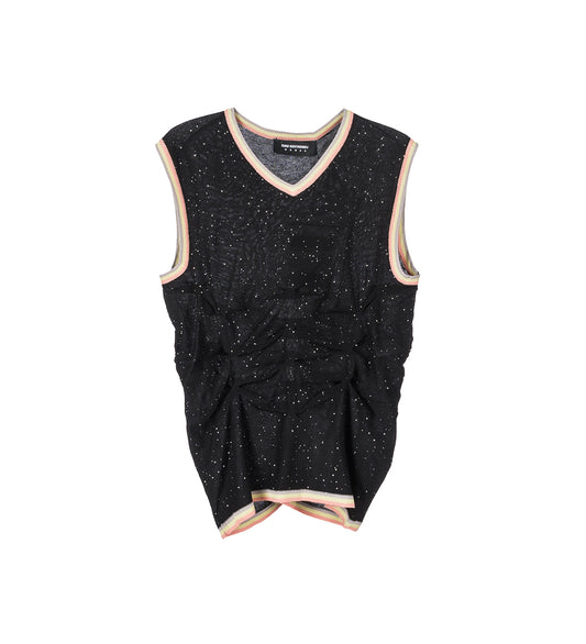 ZABRISKIE SLEEVELESSS TOP STARLIGHT BLACK