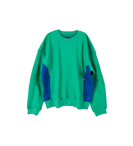 BIXANCE SWEATSHIRT BRIGHT GREEN