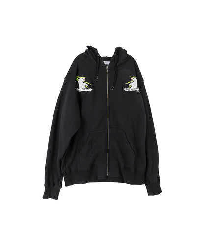 SKA ZIP-UP SWEAT BLACK