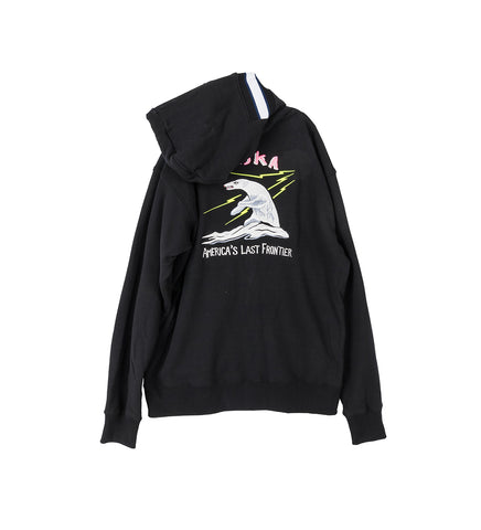 SKA ZIP-UP SWEAT BLACK