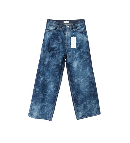 GALAXY BIG HEART PANTS INDIGO