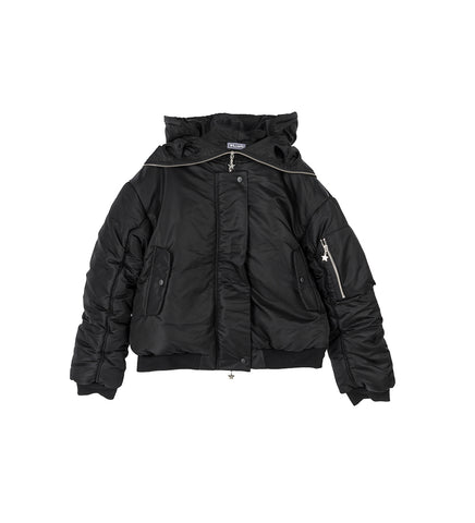 BUTTERFLY BOMBER JACKET BLACK