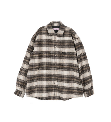 LS OVERSHIRT BROWN