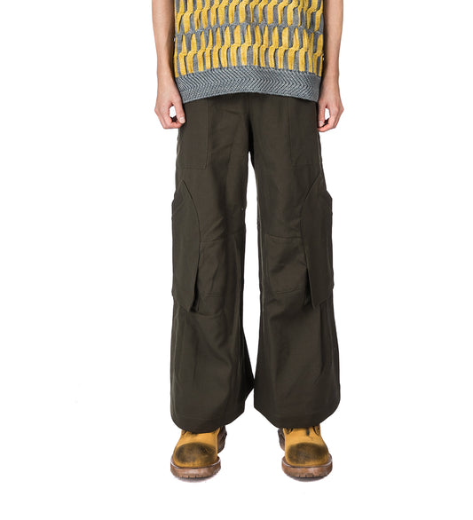 RONNY CARGO PANTS DARK OLIVE