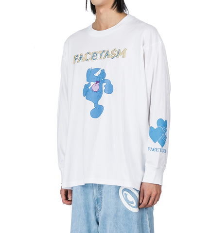 FACETASM X CPD SHIRAI PRINT LONG TEE WHITE